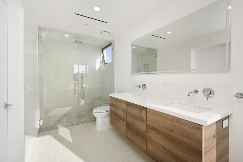 Contemporary vanity area